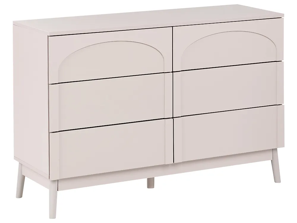 6 Drawer Chest BOULIA Light Beige