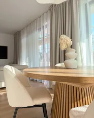 Kihúzható étkezőasztal MOORE Világos kőris 120/160 cm 120 cm_1161907