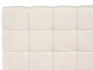 Bett mit Lattenrost Bouclé CRESSAT 160 x 200 cm Cremeweiß_1009057