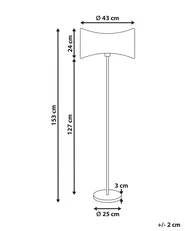 Lampa podłogowa CALVILLO Metal Srebrny_906184