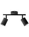 2 Light Spotlight NYANDO Metal Black