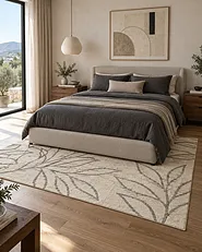 Tapis BISMIL Beige clair 160 x 230 cm_1175241