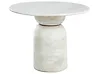 Dining Table MURTLE White 110 cm 110 cm Mango Wood