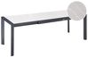 Bővíthető kerti étkezőasztal BINASCO 160/220 cm 90 cm Bézs