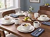 Set of 16 Dinnerware COWSLIP Porcelain White
