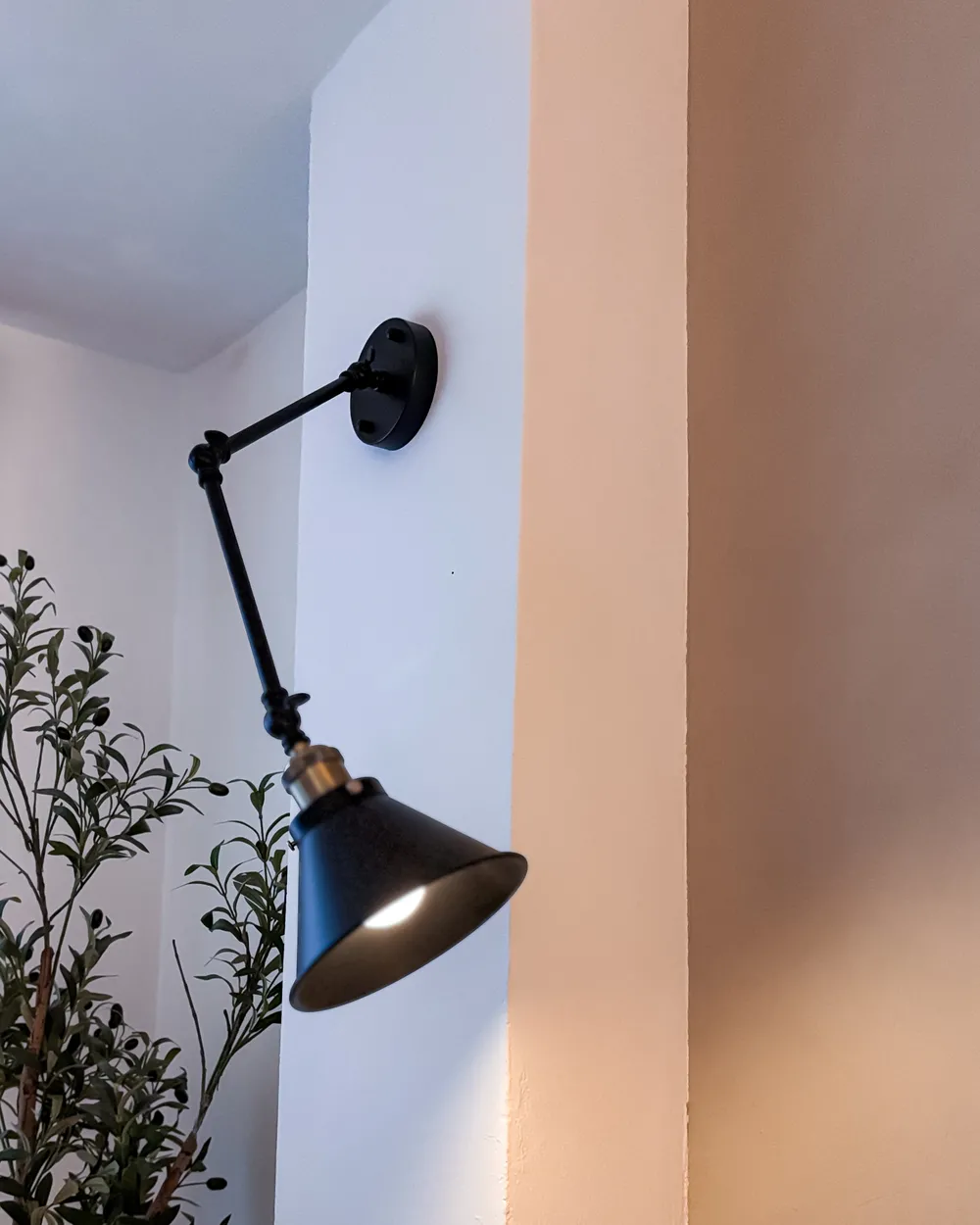 Set of 2 Wall Lamps NARVA Adjustable Metal Black - Beliani.co.uk