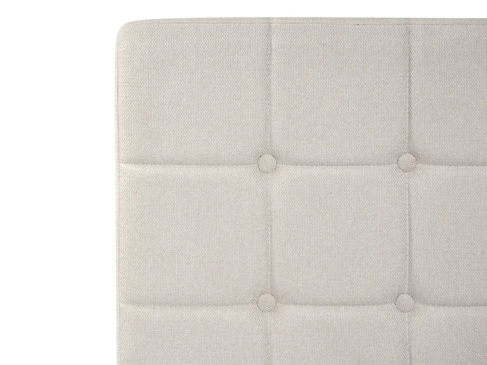 Adjustable Bed Fabric DUKE 90 x 200 cm (EU Single) Light Beige_973304