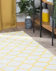 Tappeto AKSU Giallo 160 x 230 cm_840671
