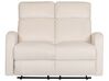 Velvet Electric Recliner Living Room Set White VERDAL_904884