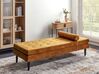 Daybed gul velour 180 x 70 cm USSEL_931675