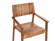 Set da pranzo da giardino 6 posti AGELLO Legno d'acacia Marrone_924294