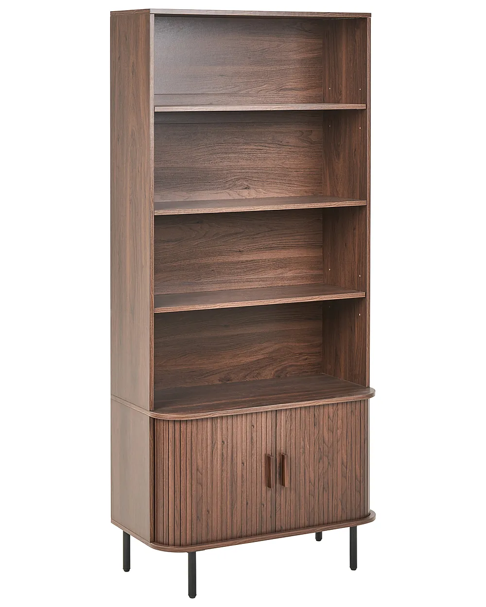 Bücherregal mit 6 Ebenen BRADLEY 180 cm Dunkelbraun