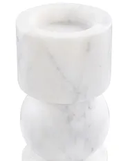 Świecznik IOANNINA 20 cm Kamień Biały_909786