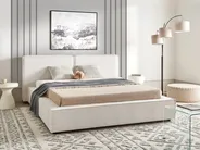 Waterbed Fabric LINARDS 160 x 200 cm (EU King Size) Off-White_980633