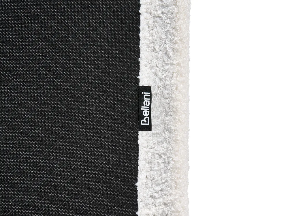 Ottoman Bed LORIENT Boucle Off-White 140 x 200 cm (EU Double)_1040157