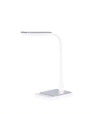 LED Desk Lamp CENTAURUS with Dimmer Metal White_854036