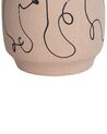 Vaso da fiori gres porcellanato beige 20 cm SKATE_935175