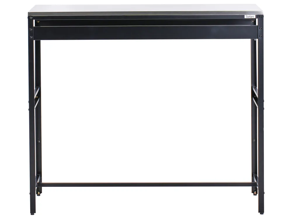 2 Piece Outdoor Kitchen Set with Sink MAENZA Black Metal_981450