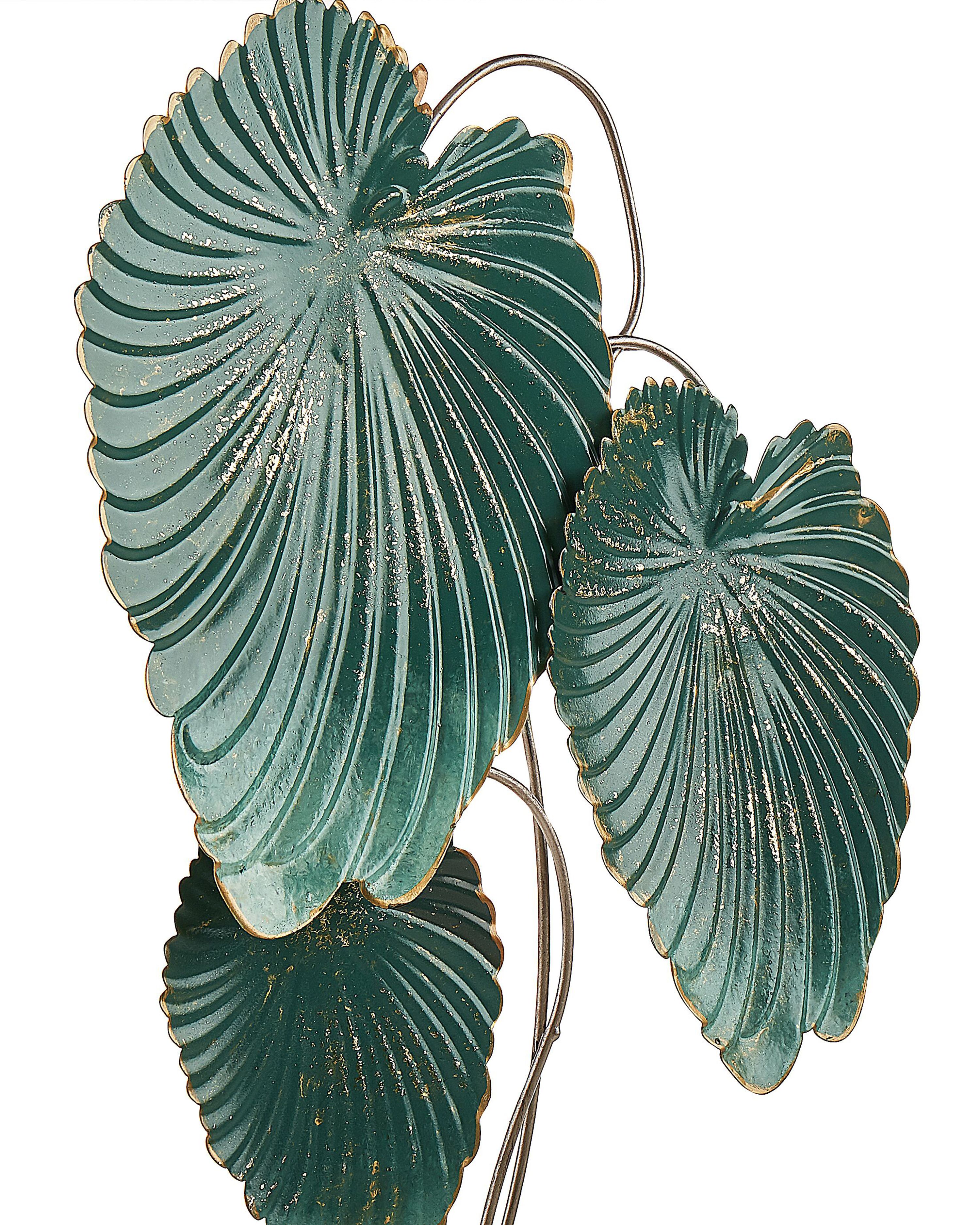 Décoration à poser feuille dorée sur pied Décoration à poser feuille dorée sur pied