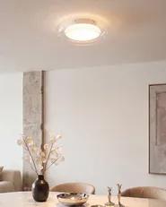 Lampa sufitowa LED NITH Ze ściemniaczem Szkło Przezroczysty_1107140