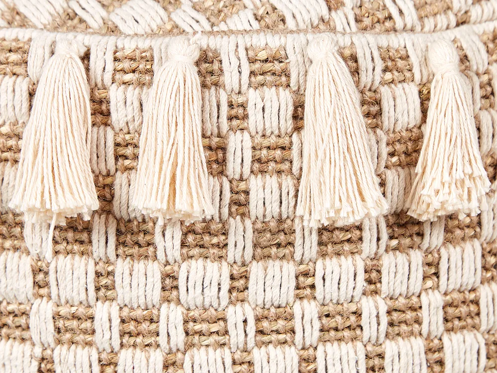 Pouffe PIRAK Cotton Light Beige_887232