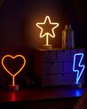 Set di 3 decorazioni LED neon multicolore FLORETTA_847776