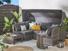 5 Seater PE Rattan Modular Garden Lounge Set Brown CORTE_776472