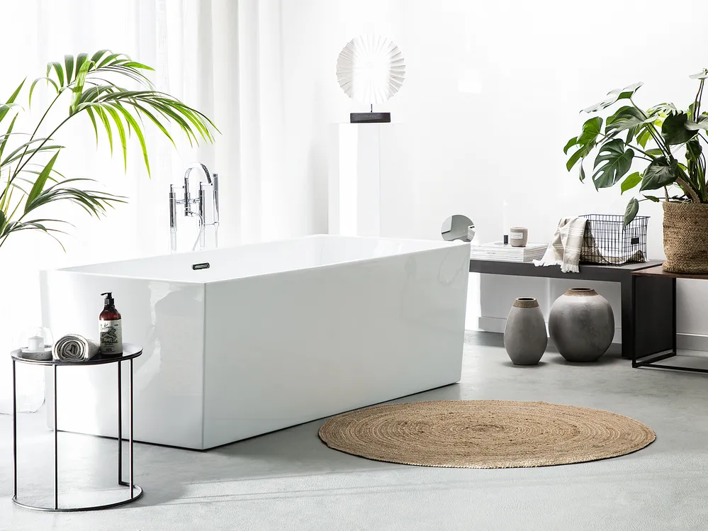 Vasca da bagno freestanding RIOS 170 x 80 cm Bianco
