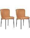 Conjunto de 2 sillas de comedor ADA Naranja