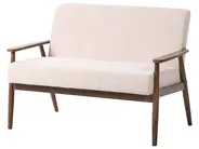 Sofa 2 Seater ESRUM Boucle Dark Brown/ Beige_1014656