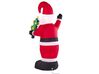 Aufblasbarer Weihnachtsmann mit LED-Beleuchtung rot 225 cm IVALO_812398