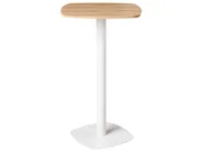 Bar Table MORELLA Light Brown/ White 60 cm 60 cm_998598