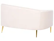 Divano semicircolare 4 posti MOSS Velluto Beige chiaro_851368