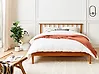 Cama Madera de pino BARRET 140 x 200 cm Marrón