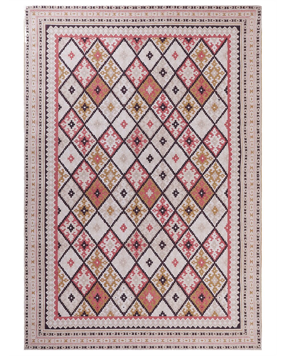 Teppich ANADAG Rot 160 x 230 cm Baumwolle