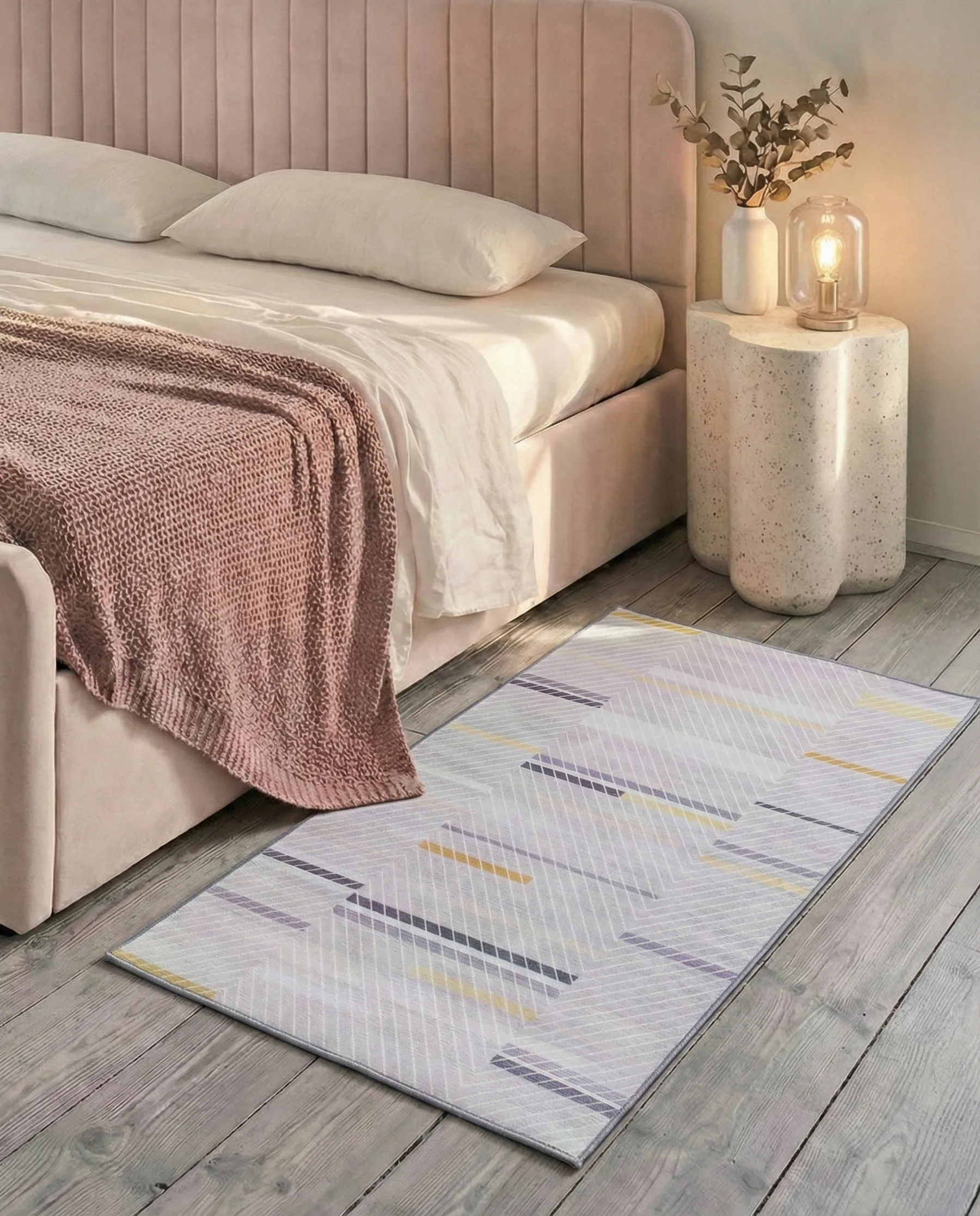 Rug ERGENLI Grey 80 x 150 cm_764456