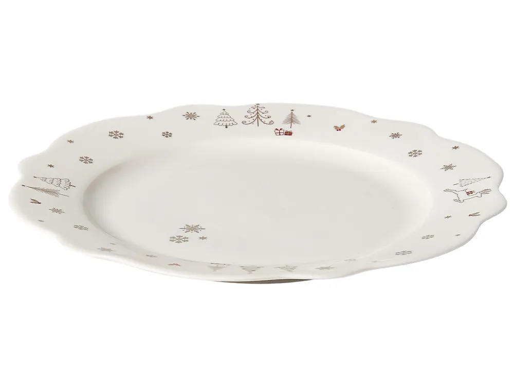 Zastawa stołowa 20-częściowa PERILLA Porcelana Biały_1192003
