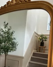 Wall Mirror SUSSEY 75 cm 78 cm Gold_978651