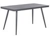 4 Seater Metal Garden Dining Set Grey LIPARI_808261