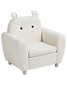 Kids Armchair Hippo MARIBO Fabric Beige
