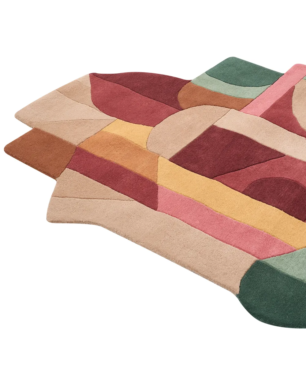 Rug INDORE Multicolour 160 x 230 cm Wool_1036869