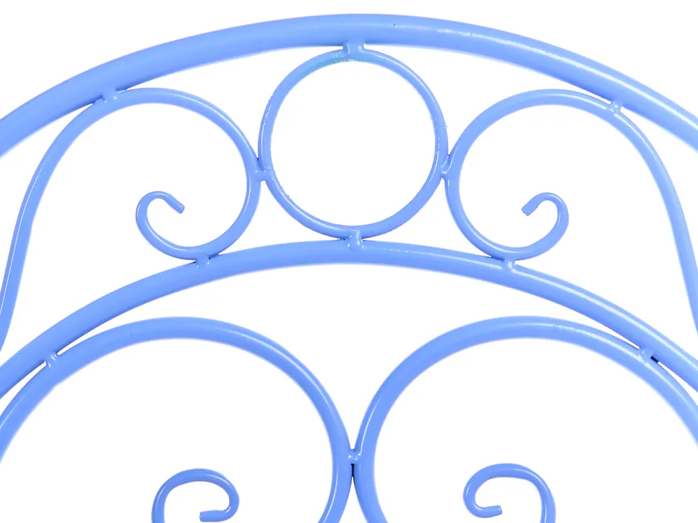 Bistro Set ALBINIA Metal Blue_1016133
