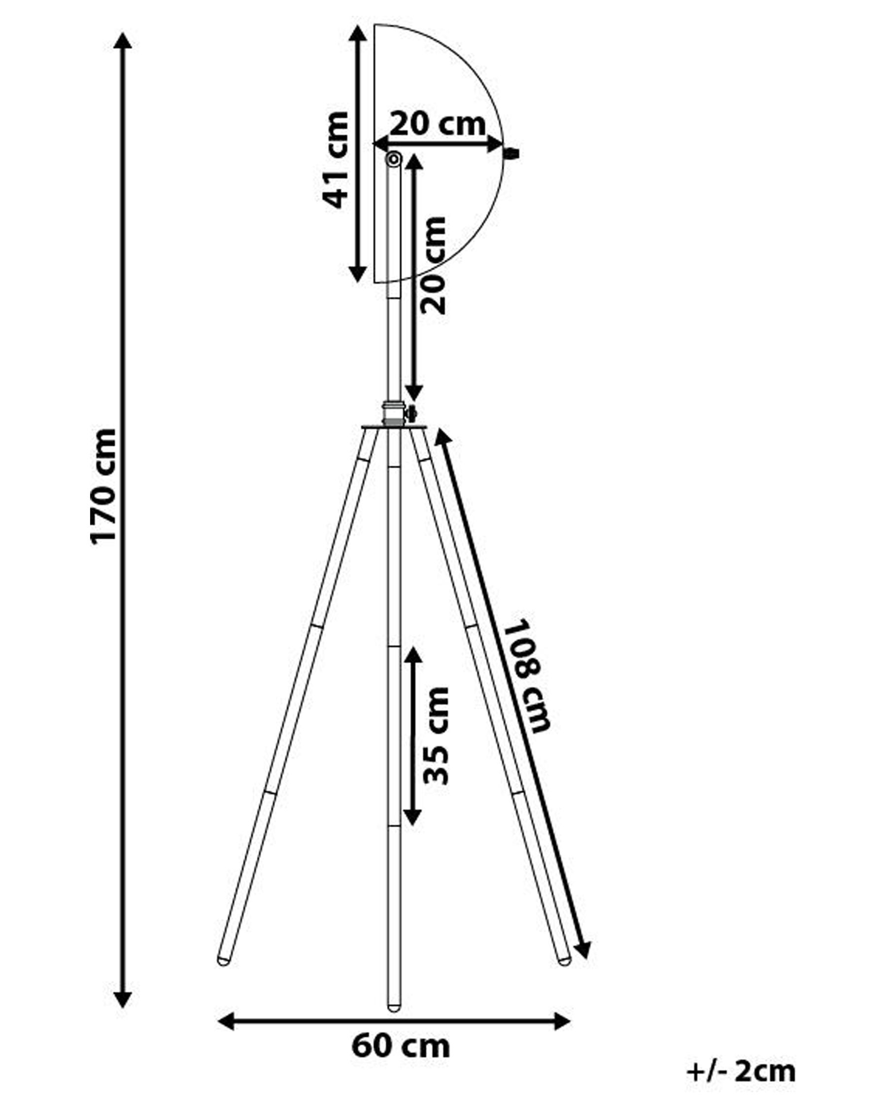 Floor Lamp THAMES Metal Black_695918