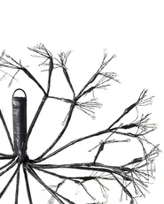 Zestaw 2 dekoracji wiszących LED RACKSTA 30/25 cm Jemioła Czarny_1020939