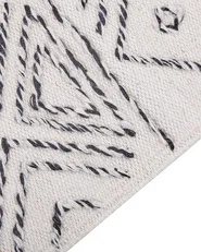 Rug ALKENT White 140 x 200 cm Wool_852500