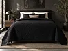 Bedspread DELICE 200 x 220 cm Black