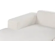 Corner Sofa 4 Seater LUNGO Corduroy Off-White Right Hand_898355