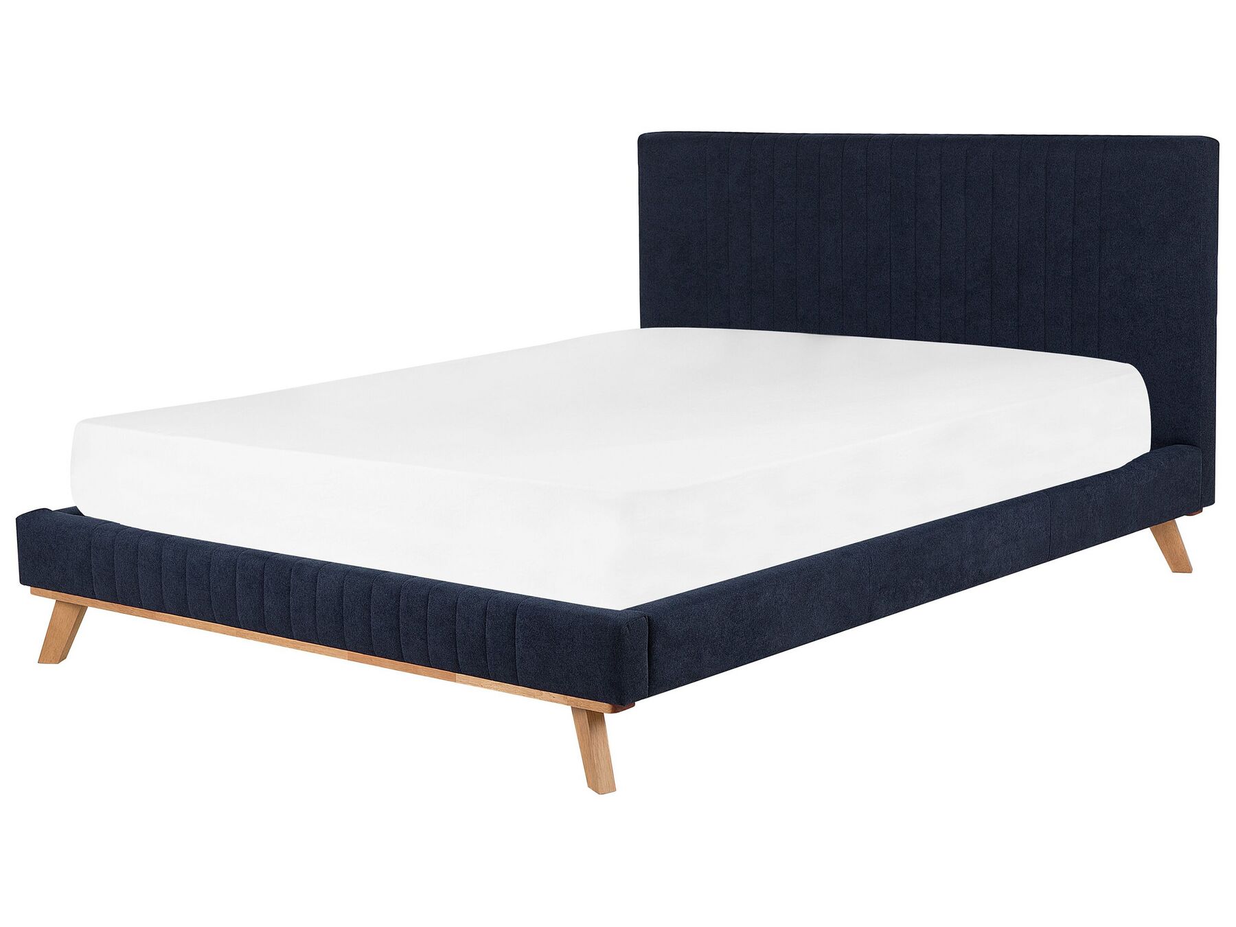 Łóżko tapicerowane 180 x 200 cm niebieskie TALENCE_732381