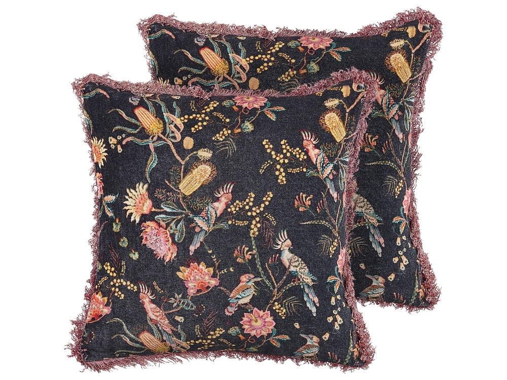 Black and pink cushions shop