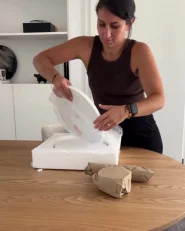 Alzata per torta TARUM Pietra Marmo bianco_957772